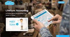 Desktop Screenshot of livesyncaccounting.com